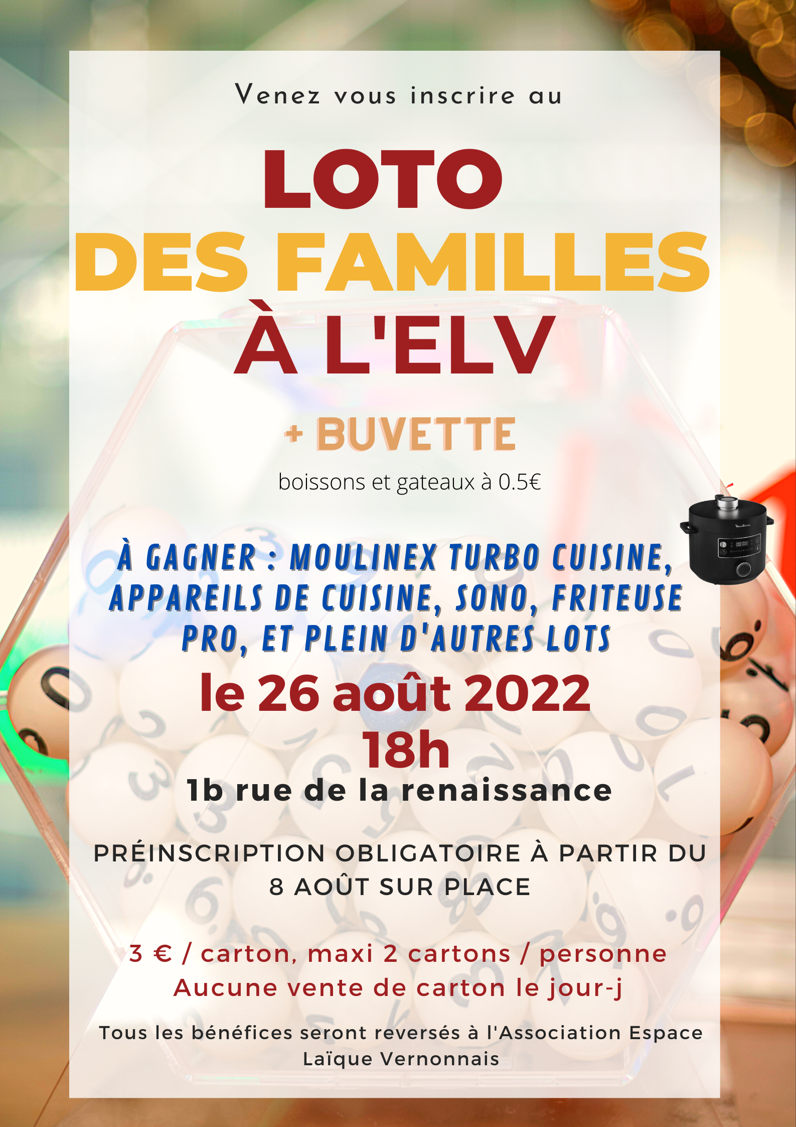 You are currently viewing Loto le 26 août à l’ELV