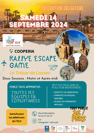 You are currently viewing Escape game le 14 septembre 2024