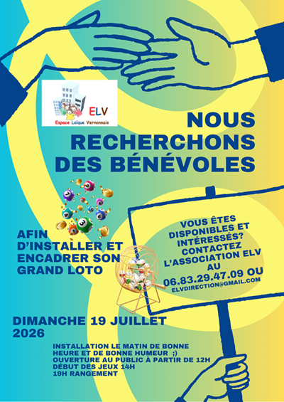 You are currently viewing Grand loto de l&rsquo;ELV : appel aux bénévoles